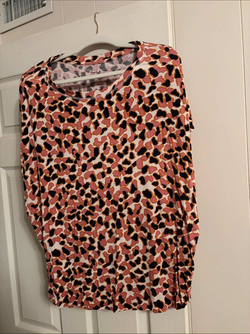 Anna & Ava Pink Leopard-Print Camisole Top